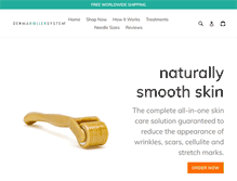 Tablet Screenshot of dermarollersystem.com